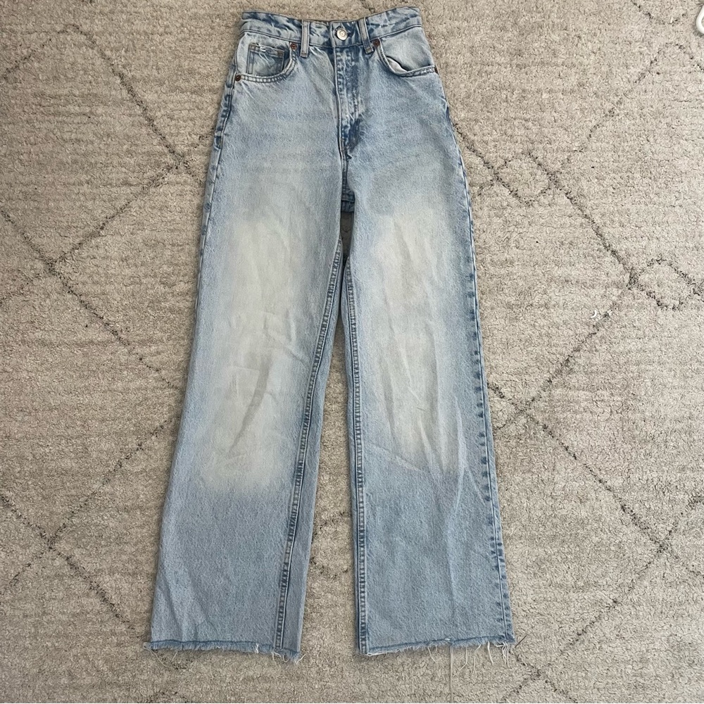 Zara wide leg jeans